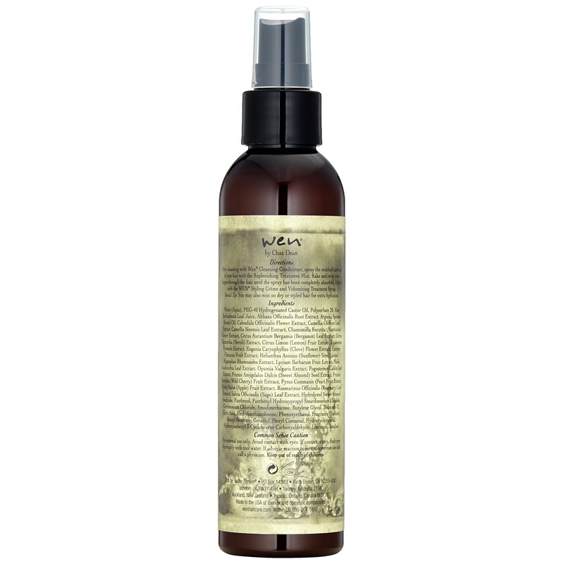 WEN by Chaz Dean Sweet Almond Mint Replenishing Treatment Mist,