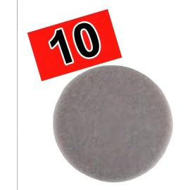 10 Piezas Esponjas Redondas Detallar Autos Armor All Cera Negro