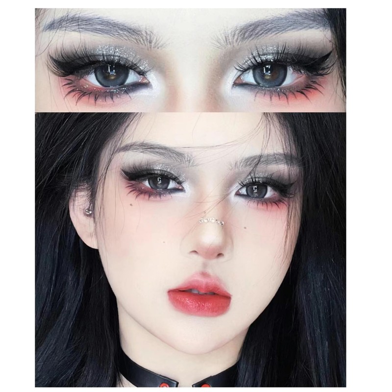 Punk Smokey Glitter Eyeshadow 9 Colors, Sweet Cool Dark Eyeshadow