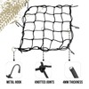BonsMax Small Cargo Net for Motorcycle, Bike, ATV, UTV, 15"x15"