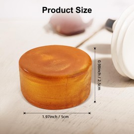 Shongbluu Violin Rosin, Premium Natural Low Dust Gold Rosin for Violin Viola and Cello Bows, (1.97"x1.97"x 0.98", Gold)