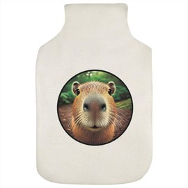 'Smiling Capybara' Hot Water Bottle Cover (HW00039609)