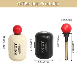 prota Reusable Lint Roller 2 Stück Enjoy Sticky Roller, Wiederverwendbare Fusselrolle Kleidung, Neue Multifunktionale Fusselentferner Kleidung für Kleidung Teppiche Sofas Bettlaken
