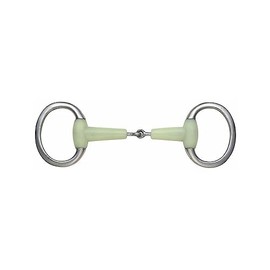 Shires Equikind Jointed Eggbutt Flat Ring 5.5"