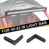 DaSen Upper Roof Light Bar Bracket Mounts Adjustable for 40"-42"