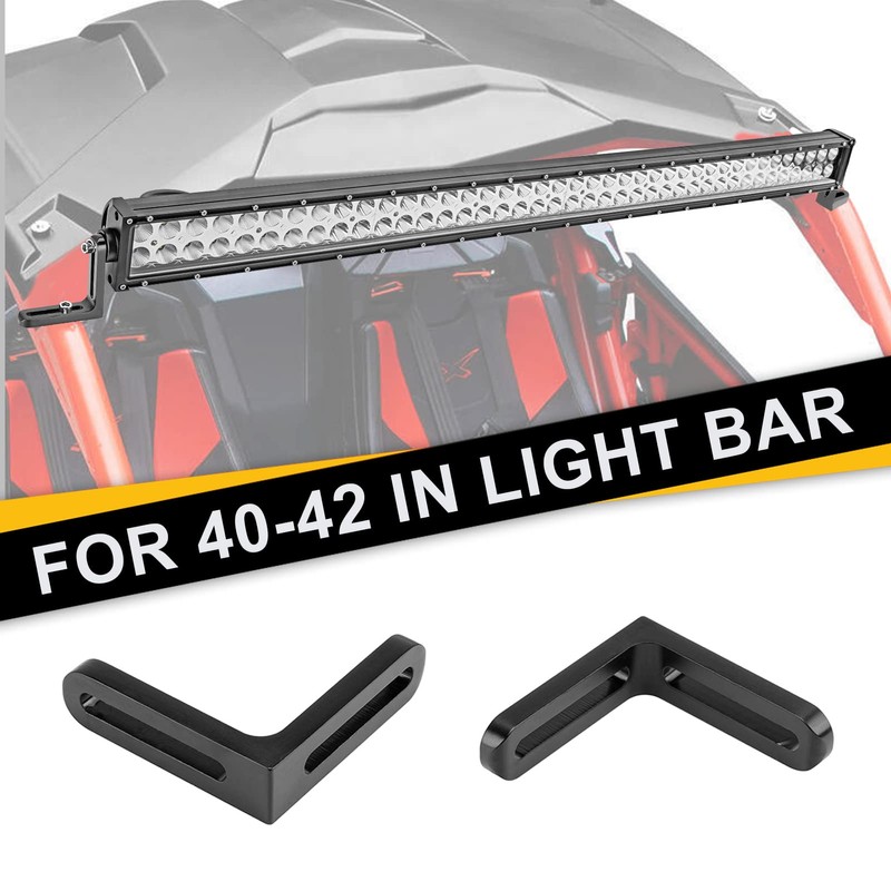 DaSen Upper Roof Light Bar Bracket Mounts Adjustable for 40"-42"