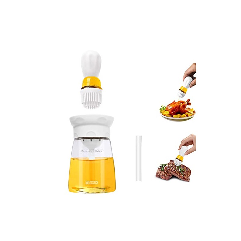 TINMIX 2PCS Straws Oil Dispenser Bottle T-OB22 and T-OB23, Pipes
