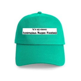 CafePress All About Australian Rules Fo Cap Unique Adjustable Baseball Hat Green