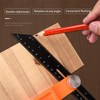 ANCLLO Horizontal Sliding T-Bevel Gaug Level Tool T-Bevel Ruler with
