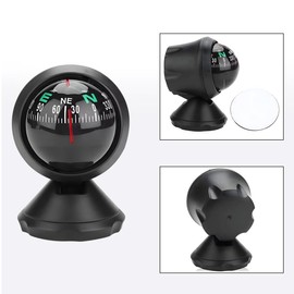 GOKTRO Car Compass Ball, Car Compass, Accessories for Navigation Hiking Direction Guidance, Universal for Marine Boat Truck Caravan Outdoor SUV, RV Clear Readings, Easy to Install