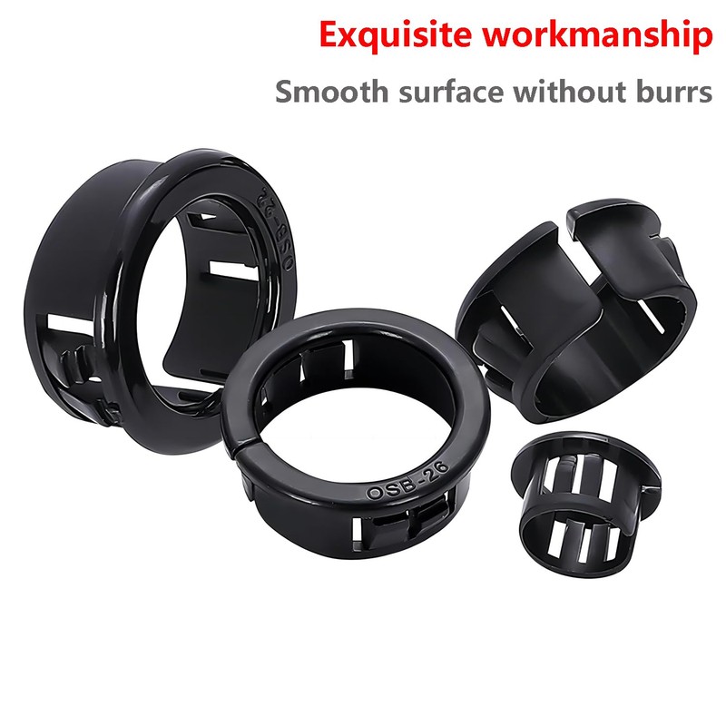 Qrity 20 PCS Grommets, Cable Snap Bushing Grommets, 19mm Cable