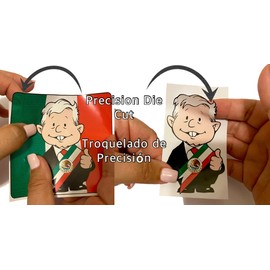 4 AMLO Andres Manuel Lopez Obrador Mexican President Sticker Decals Presidente Mexicano Pegatinas Etiqueta Calcomanías