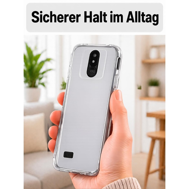 caseroxx TPU-Case for Brondi Amico Vero 4G, clear
