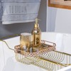 Gold Bathroom Accessory Set - 3 Piece Decorative Ceramic Bathroom