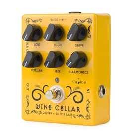 Caline CP-60 Wine Cellar Driver Guitar Effects Pedals Classic Tube Bass Amp Guitar Yellow Pedal
