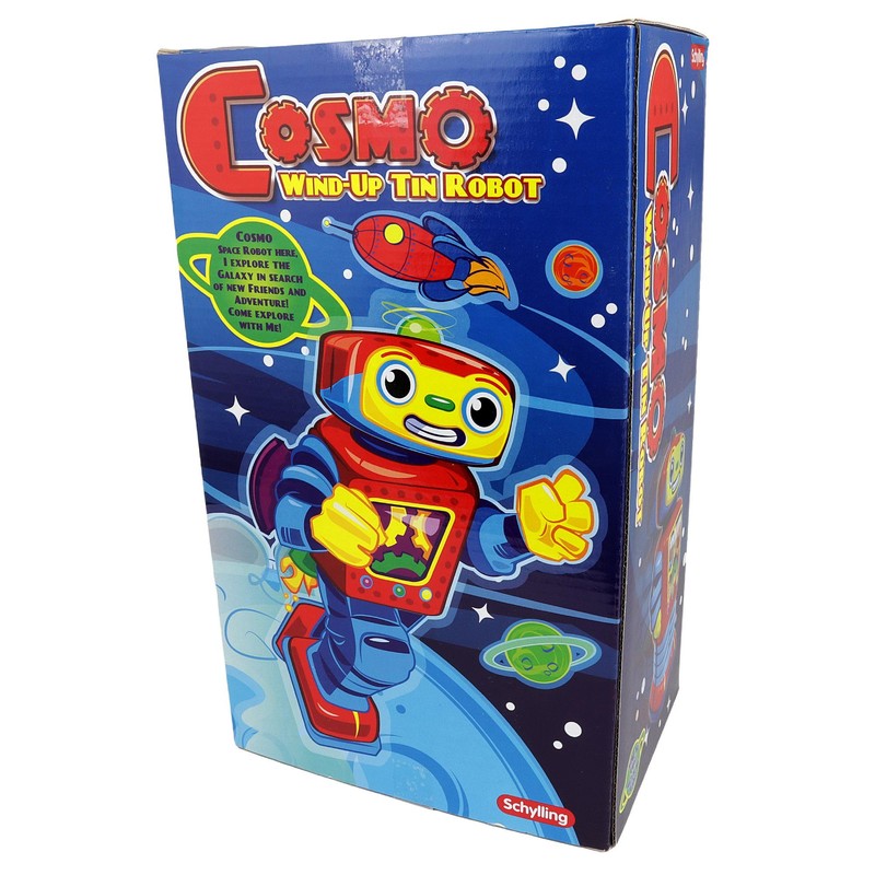 Freak Scene Cosmo Tin Toy Robot Large Wind-Up Tin Robot