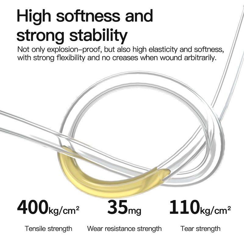 HNJPC PU tube 8mm OD 5mm ID Polyurethane tubing Pneumatic