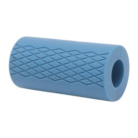 Agarres de Barra, Agarre de Mancuernas de Silicona Multiusos Resistencia Al Deslizamiento de Alta Densidad para Levantamiento de Pesas (Azul)