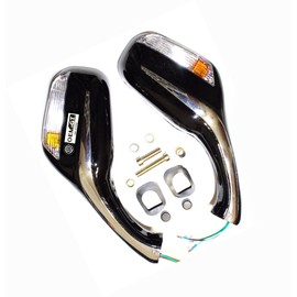 8mm Rear View Mirrors Scooter Moped GY6 50cc 150cc 250cc Roketa Taotao. Black