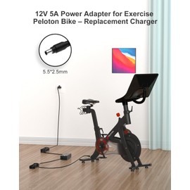 Ursulan Peloton Power Cord 12V 4.17A AC DC Charger Compatible for PLTN-RB1V1 PLTN-RB1VO PLTN-RB1VQ Peloton Electric Bike Adapter（NOT for Bike Plus）