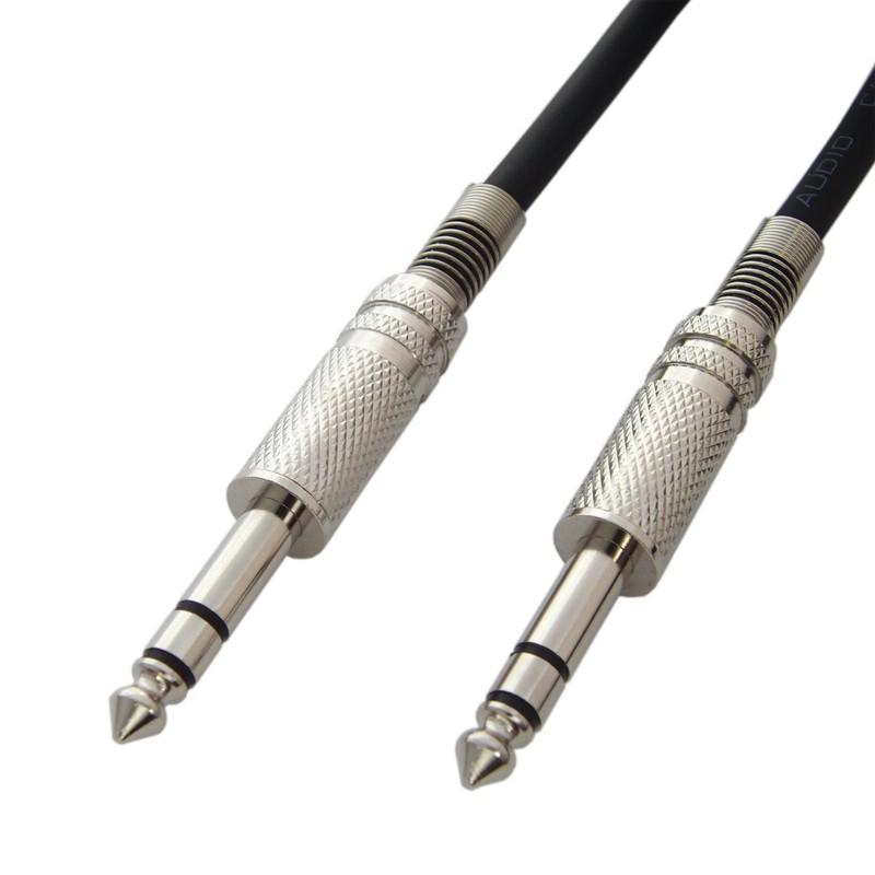 F-Factory 6.3mm Stereo Standard Cable 1m (Male to Male Straight