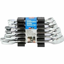 Hilka 16500602 6 PCE Combi Stubby Spanner Set Metric