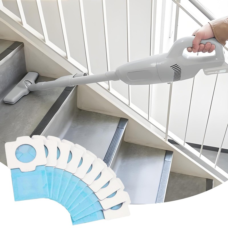BRIOTA 10 sacchetti per aspirapolvere Makita, riutilizzabili antibatterici, accessori Paper