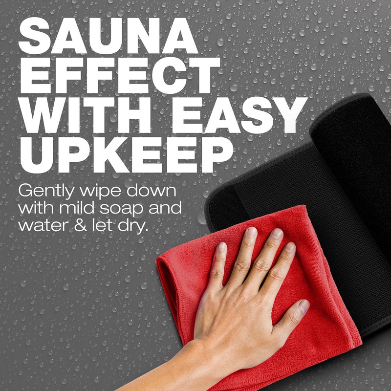 ActiveGear Waist Trimmer Belt for Stomach and Back Lumbar Support,