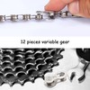 LBING Chain Lock Bicycle Chain 12 Pairs Bicycle Chain Clasp