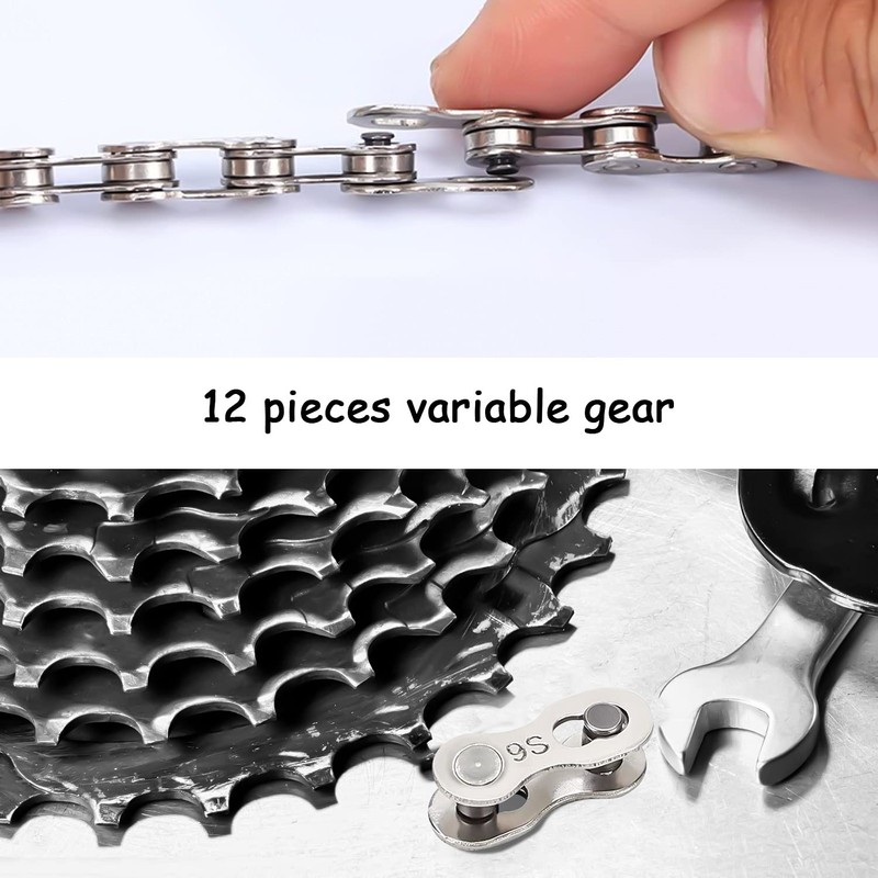LBING Chain Lock Bicycle Chain 12 Pairs Bicycle Chain Clasp