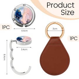 BelleVive Magnetic Hat Clip for Travel on Bags and Tote Bags, Magnetic Beach Straw Hat Clip, Pocket Accessories, Holiday Essential Travel Essentials Accessories (Brown)