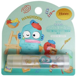 Sanrio Hangyodon Lip Balm, Honey Scent, 0.08 oz (2 g), Moisturizing, Popular, Shea Butter, Character, Lip Cream, Cute, Children's Gift