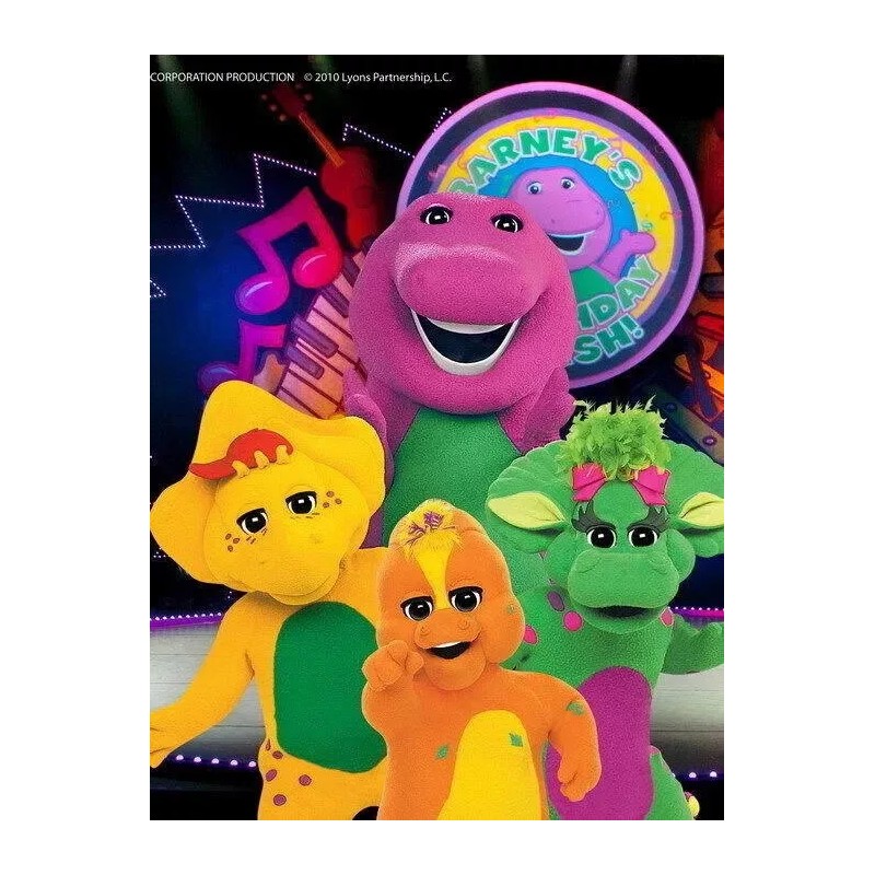 Home Decor Barney The Purple Dinosaur Kids Show Wall Decor