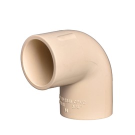 3/4" 10pcs CPVC Pipe Fittings 90DEG Elbow Slip to Slip Coupling Adapter Beige (3/4 inch)