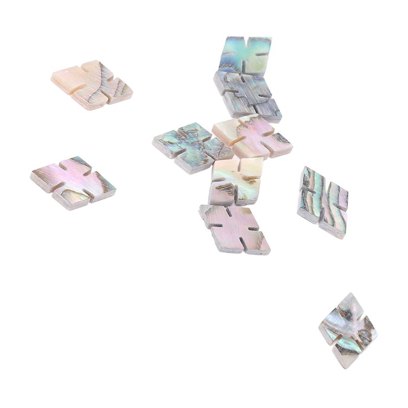 10 Pcs Guitar Fingerboard Inlay Abalone Shell Exquisite Beautiful Fretboard