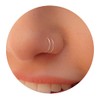 Decentraland Stainless Steel Spiral Nose Ring Double Hoop Nose Ring