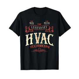 The Man The Myth Hvac Technician AC Tech Repairman T-Shirt