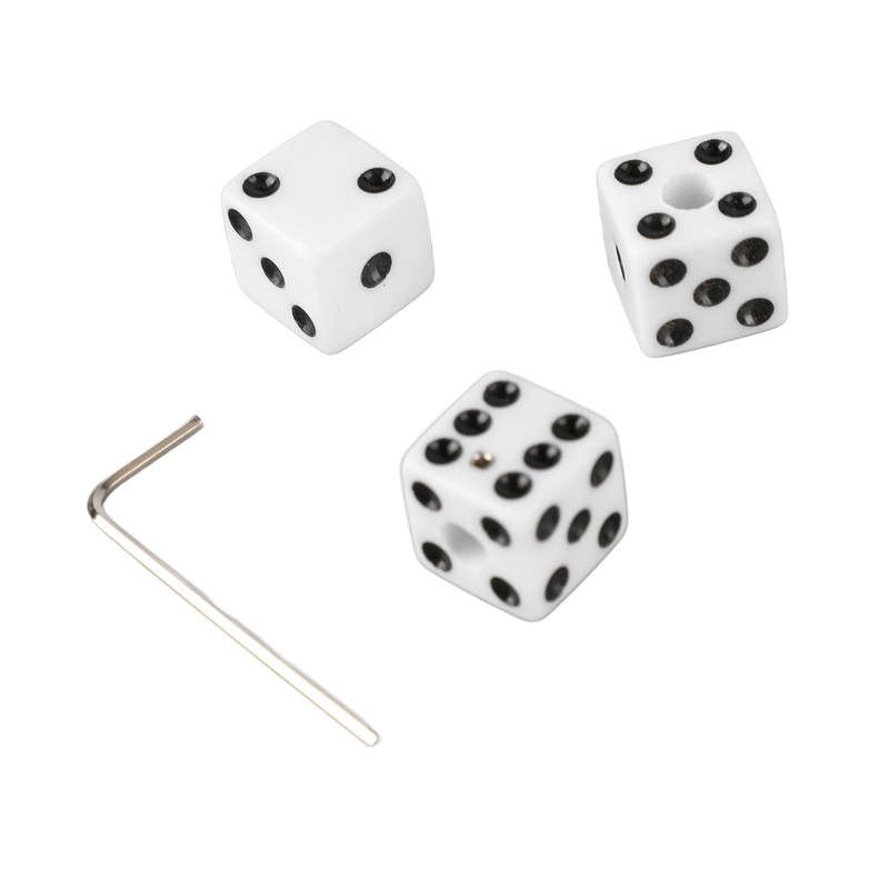 3PCS Guitar Volume Control Knobs Dice Shape Speed Control Knobs