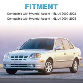 JDMON Fuel Injectors Compatible with Hyundai Accent 1.5L 1.6L L4 2000 2001 2002 2003 2004 2005 Replacement for 35310-22600 3531022600 FJ659