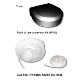 Clover WATER COOLER POINT OF USE KIT CLOVER AQUVERSE DISPENSER B7A/B7B/3H/3PH - Black