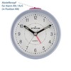 Atrium moderner Design Wecker Analog Quarz ohne Ticken mit Licht
