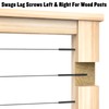 BLIKA 20 Pack 3/16" Black Right&Left Handed Thread Swage Lag