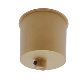 Canopy Gold Matt with Locking Screw Ceiling Pot Diameter 76 mm Height 62 mm Ceiling Canopy Plastic