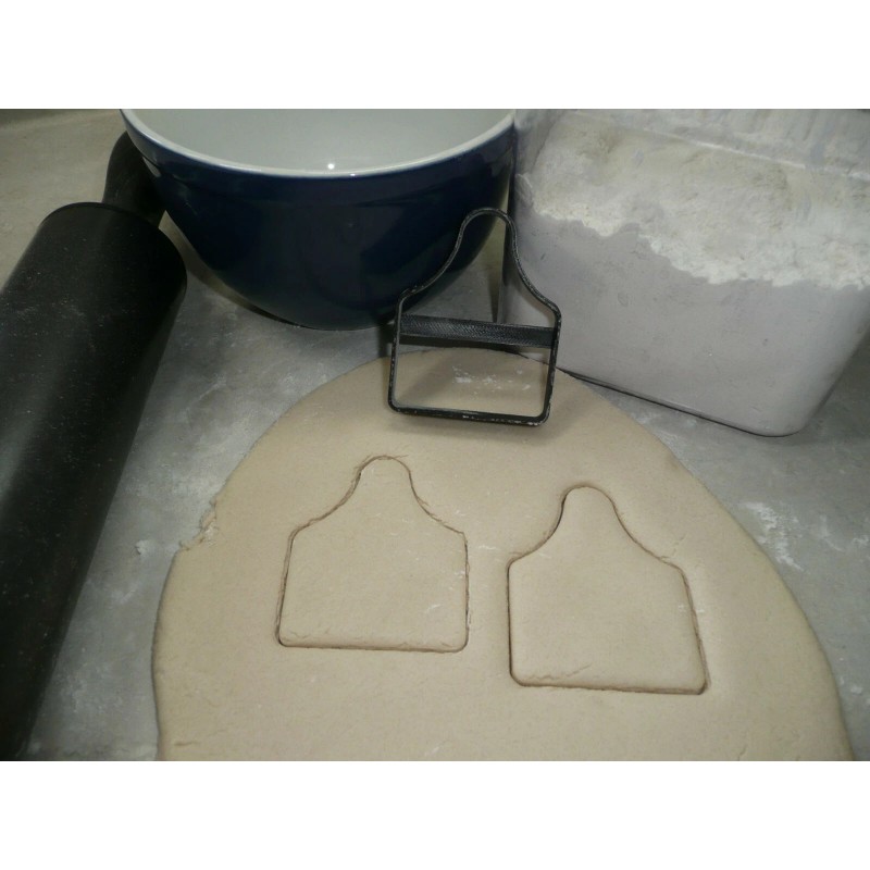AJT EAR TAG FARM ANIMAL LIVESTOCK COOKIE CUTTER USA PR4402