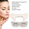100pcs Silk Butterfly Shaped Cheek Mask Paper Sheet 100pcs Soft