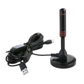 Bohaner High Gain Freeview TV Antenna with Strong Signal Portable HD Freeview Antenna for Smart TV USB TV Tuner 1080P 4K DAB Radio Indoor Outdoor TV Antenna with Magnetic Base