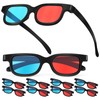 SUPVOX 10 Pcs 3D Ultra-Light Glasses: Anti-Polarization Design 3D Viewing