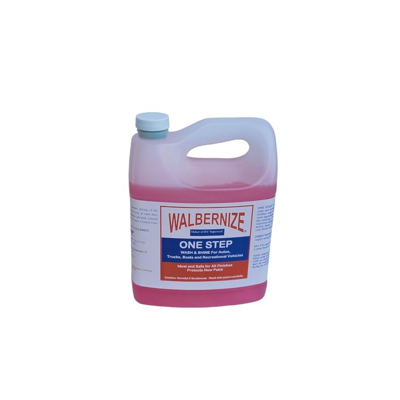 Walbernize One Step Wash & Shine Concentrate - 1/2 Gallon