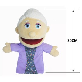 LOMTRATS Family Hand Puppets for Kids,Includes Grandpa,Grandma,Dad,Mom,Daughter,Son with Movable Open Mouths,Perfect for Storytelling,Teaching,Preschool,Birthday Gifts
