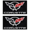 Patch Force Corvette Racing Checkered Flags Patch 2PC Bundle Set